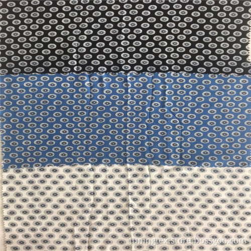 Rayon Small Chrysanthemum Print Fabric